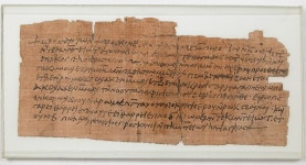 Papyrus Fragment of a Letter from Victor to Psan | Coptic | The Metropolitan Museum of Art