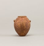 Decorated ware jar with two boats | Predynastic, Naqada II | The Metropolitan Museum of Art