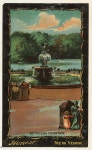 | Bethesda Fountain, Central Park, New York City, from the Transparencies series (N137) issued by W. Duke, Sons & Co. to promote... 