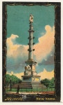 | Columbus Monument, New York, from the Transparencies series (N137) issued by W. Duke, Sons & Co. to promote Honest Long Cut... 