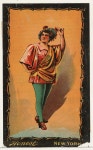 | Actress standing with hand on hip, from the Transparencies series (N137) issued by W. Duke, Sons & Co. to promote Honest Long... 