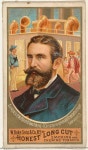 | Alphonse Perier Dhauterive, from the Sea Captains series (N127) issued by Duke Sons & Co. to promote Honest Long Cut Tobacco... 