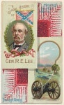 Lee, from the Histories of Generals series (N114) issued by W. Duke, Sons & Co. to promote Honest Long Cut Smoking and Chewing... 