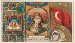 | The Sphinx, Egypt, from the Rulers, Flags, and Coats of Arms series (N126-1) issued by W. Duke, Sons & Co. | The Metropolitan... 