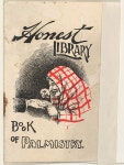 | Book of Palmistry, from the Honest Library series (N115) issued by Duke Sons & Co. to promote Honest Long Cut Tobacco | The... 