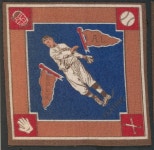 Ray Keating, New York, American League from Baseball Players Felt Blanket series (B18) | The Metropolitan Museum of Art