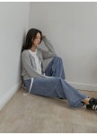 커먼유니크 모아드 V 넥 크롭 니트 가디건 (봄/간절기/세미크롭/브이넥/데일리/베이직)