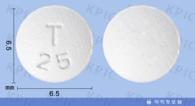 타쎄바정25mg Taseva Tab. 25mg 의약품 정보