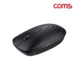 Coms 무소음 무선 옵티컬 마우스 Black, 2.4GHz, 좌우대칭형, 무광... 무소음 무선 옵티컬 마우스 Black, 2.4GHz, 좌우대칭형, 무광 센서 [JD577]