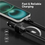 Codi Dual Port 20W Car Charger/Auto Adapter (USB-C, USB-A Outputs) - 20W - USB Type-C - USB Type-A USB-A 3.0 Quick Charge... 