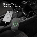 Codi Dual Port 20W Car Charger/Auto Adapter (USB-C, USB-A Outputs) - 20W - USB Type-C - USB Type-A USB-A 3.0 Quick Charge... 