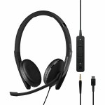 EPOS | SENNHEISER ADAPT 165 USB-C II Headset - Stereo - Mini-phone (3.5mm), USB Type C - Wired - 20 Hz - 20 kHz - On-ear...
