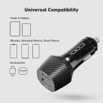 Codi Dual Port 20W Car Charger/Auto Adapter (USB-C, USB-A Outputs) - 20W - USB Type-C - USB Type-A USB-A 3.0 Quick Charge... 