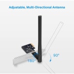 TP-Link PCIe WiFi Card for Desktop PC, Dual Band Wireless Internal Network Card(Archer T2E) High-Gain Antenna, MU-MIMO, WPA3, Low... 