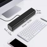 Adesso Xtream S5 USB Sound Bar Speaker for PC Desktop 5W x 2, Black - Newegg.com