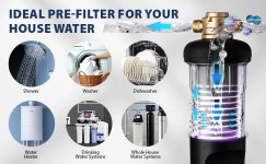 iSpring WSP50J Single-stage 25-GPM Mechanical Filtration Well Water Whole House Water Filtration System WSP50J at Lowes.com... 