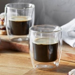 Henckels 2-pc. Double-Wall Glass Latte Mug Set
