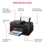 Canon PIXMA G4270 Wireless MegaTank All-In-One Color Inkjet Printer, Black - Newegg.com