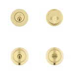 RELIABILT Gallo Polished Brass Interior Hall/Closet Passage Door Knob 93560-018 at Lowes.com