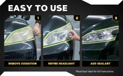 Meguiars Ceramic Headlight Car Exterior Restoration Kit G2990SRP at Lowes.com Meguiars Ultimate Headlight 1 -Count Pads Car... 