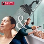 75 GPM in the Shower Heads department at Lowes.com Delta In2ition with ProClean 6 -Spray Chrome 7.88-in Round Handheld High... 