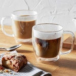 Henckels 2-pc. Double-Wall Glass Latte Mug Set