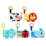 [주니어빌리지] 아기헝겊책 촉감놀이책 세트 (5종) _ 목장,정글,공룡,곤충,바다 | - 교보문고