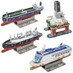 입체퍼즐 K-조선강국 배 시리즈(유조선, LNG선, 시추선, 크루즈선) | 원에프 편집부 - 교보문고