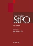 Lowe/Rosenberg. Die Strafprozeordnung Und Das Gerichtsverfassungsgesetz, Band 6/2, 256-295 | Sander, Guenther M. - 교보문고