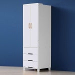 우아미가구 카라 도어형 3서랍 시스템 드레스장 600 - 에누리 가격비교