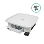 전원테크 플라팜 화분받침대 3호 정사각형 블랙 화이트 인테리어화분받침대 - 에누리 가격비교