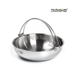 키친아트 통3중 IH 일품 샤브냄비 + 스텐망 [28cm] - 에누리 가격비교