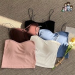 혀니미니 HNMN 900064 여자 크롭 끈 나시 브라 캡내장 탑 . 블루 - 에누리 가격비교  혀니미니 HNMN 900064 여자 크롭 끈 나시 브라 캡내장 탑... 