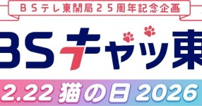 BSテレ東、2月22日は「BSキャッ東」に“改名”　ネコまみれの特別編成 | オリコンニュース（ORICON NEWS） BSテレ東、2月22日は... 