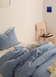 [에콘드] Rorbu Bedding_French Blue (Queen) :상세정보 - HAGO(하고)