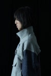 [BIRD CHE버드 체]GREY COTTON JERSEY OVERSIZED ANORAK [W CONCEPT]