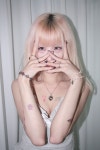 에스투에스 Pearl Heart Bracelet