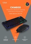 콕스, 가격은 낮추고 기능은 올린 COX CKM600 게이밍 키보드 마우스 세트 출시 > 뉴스/신제품 | 쿨엔조이