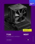 브라보텍, 미려한 디자인과 퍼포먼스의 공랭 CPU 쿨러 NZXT T120/T120 RGB 출시 예정 > 뉴스/신제품 | 쿨엔조이