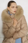 [코디너리]Out pocket long goose padded coat - beige [W CONCEPT]