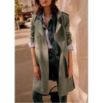 세잔 스콧 트렌치코트 카키 여성 - 울랄라 편집샵 세잔 스콧 트렌치코트 카키 여성