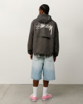 스투시 STUSSY 비치 쉘 웨이브 다이 자켓 블랙 - 울랄라 편집샵 스투시 STUSSY 비치 쉘 웨이브 다이 자켓 블랙