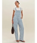 리포메이션 알로 데님 멜빵바지 이즈L앤 스트라이프 여성 - 울랄라 편집샵 리포메이션 알로 데님 멜빵바지 이즈L앤 스트라이프 여성