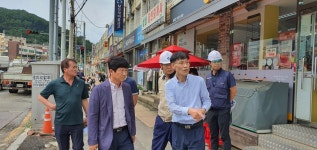 을숙도대교~장림고개간 지하차도 건설공사 현장방문 : (전체) 의정활동 > 현장활동사진 | 부산시의회
