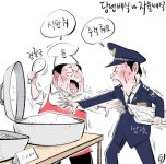 [오성수의 툰] 당번배식 vs 자율배식 - 아시아경제
