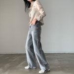 크림치즈마켓 엑스레이 팬츠, 워싱 와이드 기모 와이드 데님 - pt 크림치즈마켓 엑스레이 팬츠, 워싱 와이드 기모 와이드 데님  - pt