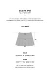 [CITYBREEZE시티브리즈][23SS] 폴드 플리츠 스커트_BLACK [W CONCEPT]