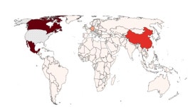 Map Shows US Biggest Trading Partners Around the World - Newsweek Map shows US biggest trading partners around the world