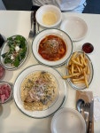 미테이블 올림픽공원직영점 - 성내동 채끝스테이크, 크림파스타 맛집 - 다이닝코드