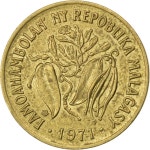 Madagascar, République, 10 Francs 1971, KM 11